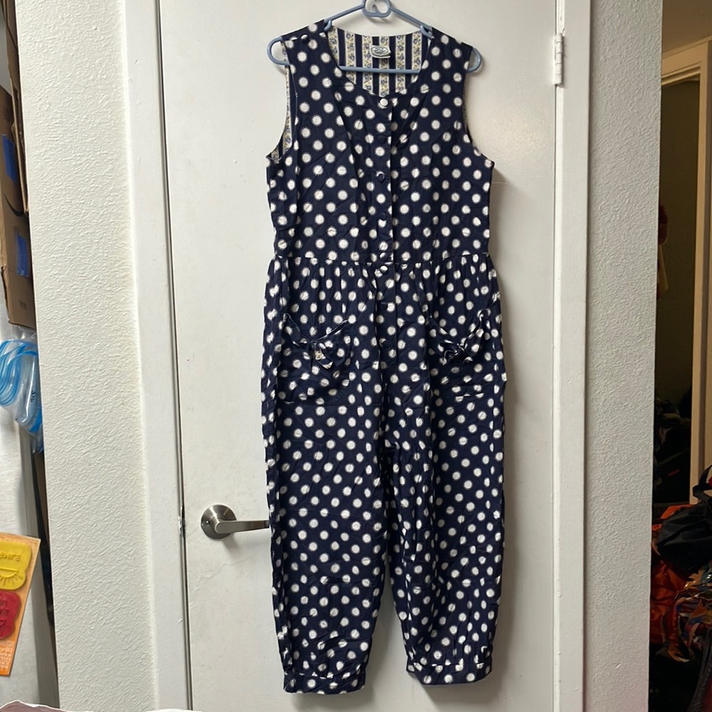 Laura Ashley vintage balloon leg jumpsuit/romper